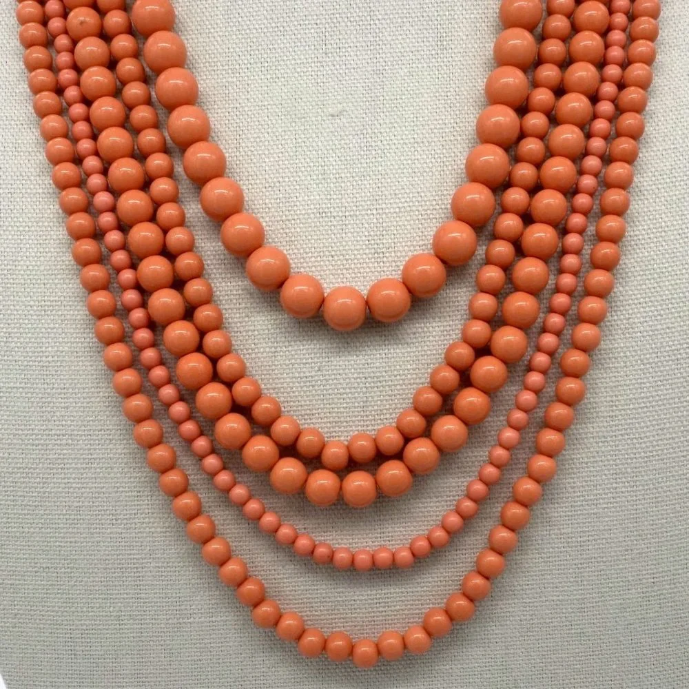Layered Beaded Necklace, New Necklace, Statement Necklace. - Picture 6 of 6